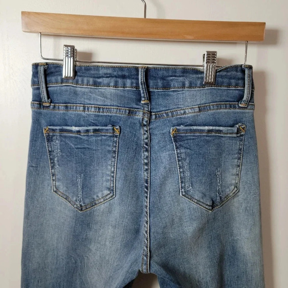 Stevie Hender Luna Distressed Skinny Ankle Cut Jeans | Size 9 - Picture 6 of 6